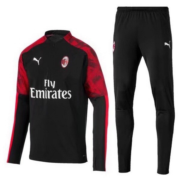 Chandal AC Milan 2019/20 Negro Rojo